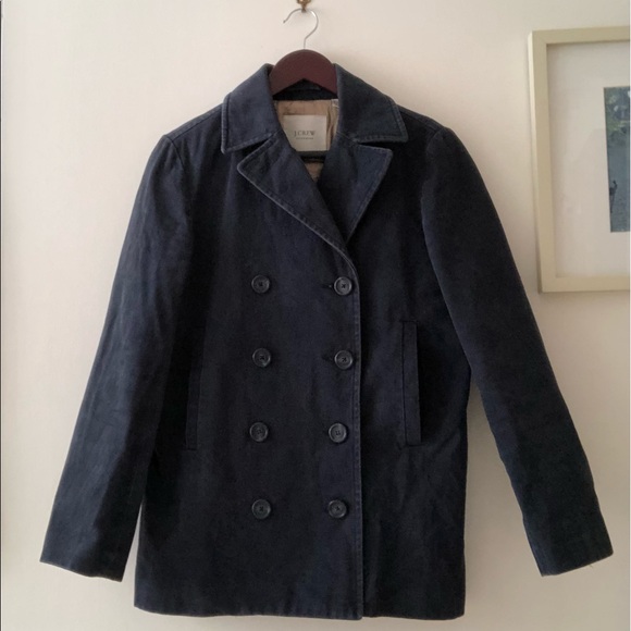 J Crew Double Breasted Peacoat - Picture 1 of 7